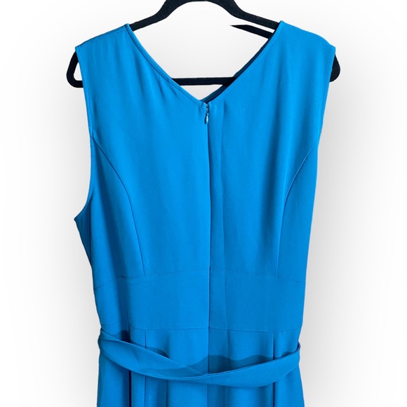 Lane Bryant Sleeveless High Low Teal Blue Dress Plus Size 22 - Picture 5 of 12